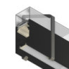 Montagebügel Z65 für Leuchtenprofil HALON mit Seilabhängung, 2 STK, silber