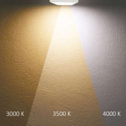 3-PH Linearleuchte prismatisch, 120cm, 40W, weiß, 3000|3500|4000K, CRI90, DALI dimmbar.
