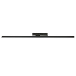 3-PH Linearleuchte prismatisch, 120cm, 40W, schwarz, 3000|3500|4000K, CRI90, DALI dim