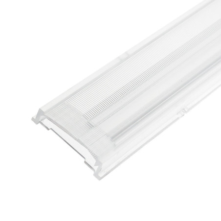 Einschubcover 25° Linse asymmetrisch für 3-Phasen Linearleuchte prismatisch, 120cm