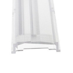 Einschubcover 25° Linse asymmetrisch für 3-Phasen Linearleuchte prismatisch, 120cm