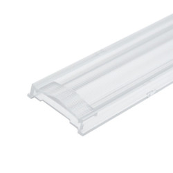 Einschubcover 2x25° Linse doppelt-asymmetrisch für 3-Phasen Linearleuchte prismatisch, 120cm