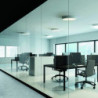 LED Deckenleuchte UGR unter 19 2H, weiß, 30W, IP44, DN400, ColorSwitch 2700|3000|4000K, DALI dimmbar