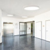 LED Deckenleuchte UGR unter 19 2H, weiß, 42W, IP44, DN600, ColorSwitch 2700|3000|4000K, DALI dimmbar