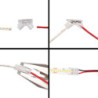 Kontakt-Verbinder (max. 5A) K3-210 für 2-pol. IP20 Flexstripes mit Breite 10mm