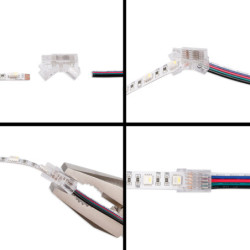 Kontakt-Kabelanschluss (max. 5A) K3-510 für 5-pol. IP20 Flexstripes mit Breite 10mm