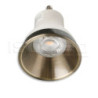 Cover für LED Spot und LED Modul SYS-GU10, messing gebürstet, rückversetzt, UGR unter 12