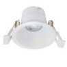 LED Einbaustrahler BACK60, weiß matt, rund, 5W, CRI90, 2700K, rückversetzt, UGR unter 12, dimmbar