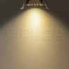 LED Einbaustrahler BACK60, nickel geb., rund, 5W, CRI90, 2700K, rückversetzt, UGR unter 12, dimmbar