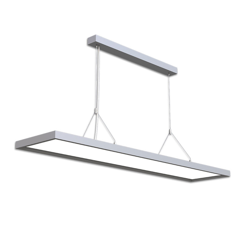 LED Office Pro Pendelleuchte Up&Down, 20W+40W, silber, UGR unter 19, 4000K, 1-10V dimmbar