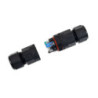 Kabelverbinder IP67, 3-polig 0.75-2.5mm² mit Federklemme, max. 250V 16A, Manteldm. 6.5-11mm