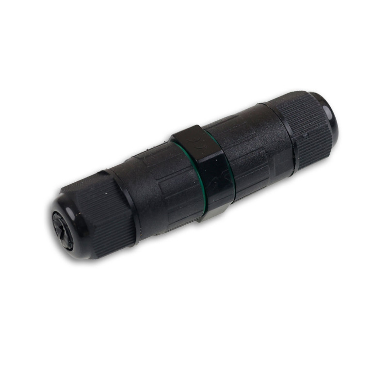 Kabelverbinder IP67, 2-polig 0.75-2.5mm² mit Federklemme, max. 250V 16A, Manteldm. 6-8mm