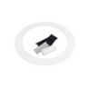 Loch Adapterplatte für Downlights, ohne Federn, weiß, ID 200mm - AD 260mm