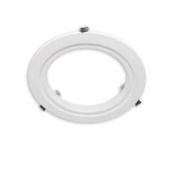 Loch Adapterring für Downlights, mit Federn, weiß, ID 201mm - AD 287mm