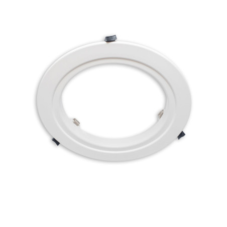 Loch Adapterring für Downlights, mit Federn, weiß, ID 201mm - AD 287mm