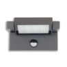 LED Wandleuchte mit einstellbarem PIR Bewegungs-/Helligkeitssensor, 12W, IP65, schwenkbar, warmweiß