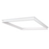Einlegerahmen rückversetzt weiß RAL 9016 für LED Panel 625x625