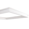 Einlegerahmen rückversetzt weiß RAL 9016 für LED Panel 625x625