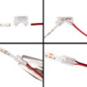 Kontakt-Verbinder (max. 5A) K3-208 für 2-pol. IP20 Flexstripes mit Breite 8mm