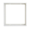 Aufbaurahmen weiß RAL 9016, Höhe 5cm, für LED Panels 600x600, steckbare Schnellmontage