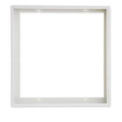 Aufbaurahmen weiß RAL 9016, Höhe 5cm, für LED Panels 625x625, steckbare Schnellmontage