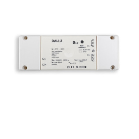DALI-2 Interface Bluetooth 5.0 Master-Controller inkl. App + 250mA DALI PS, 100-240V AC