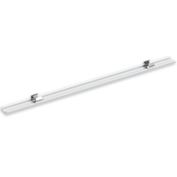 FastFix LED Linearsystem R XL Blindabdeckung für Balkenaufnahme inkl. 2 erhöhte Metallclips, 1528mm