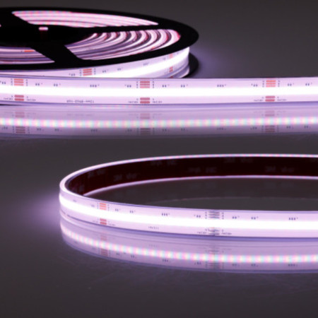 LED AQUA COB RGB Linear Flexband, 24V DC, 14,4W, IP68, 5m Rolle, 840 LED/m