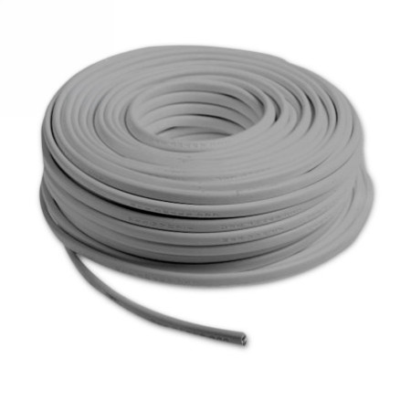 Kabel Halogenfrei ummantelt, grau, 2x0,75mm² HSLH-OZ, Meterware