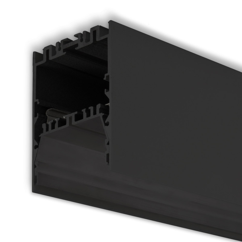 LED Leuchtenprofil LAMP40 Up&Down Aluminium schwarz pulverbeschichtet, 200cm