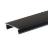 Schutzcover schwarz für Track48 Trockenbau-, Einbau- u. Aufbauschiene (H50), 300cm