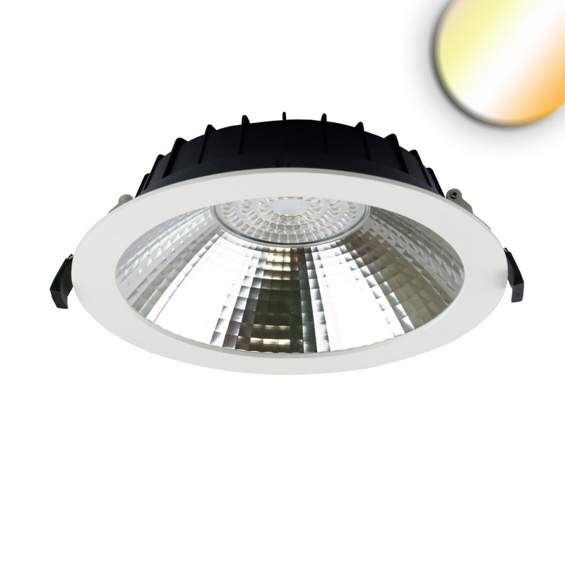 LED Downlight Reflektor 18W, 60°, 150lm/W, UGR unter 19, ColorSwitch 3000|4000|6000K, dimmbar