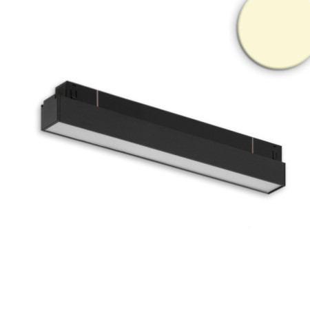 Track48 Linearleuchte 30cm schwarz, 10W, 120°, 48V DC, 3000K,CRI90, Line+, DALI dimmbar