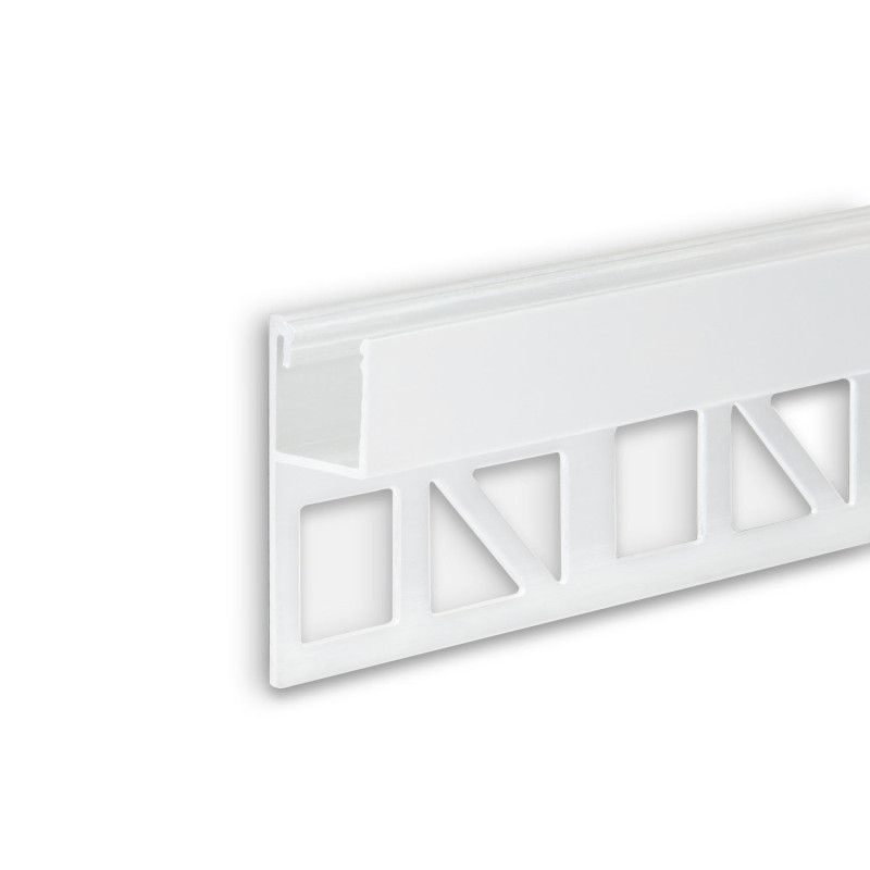 LED Fliesenprofil UP10, weiß RAL 9003 200cm