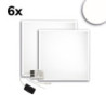 LED Panel ECO Backlight Line 625 UGR unter 19 2H/2H, CRI80, 36W, neutralweiß, 6er Pack, Push/DALI dimmbar