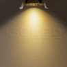 LED Einbaustrahler BACK60, messing geb., rund, 5W, CRI90, 2700K, rückversetzt, UGR unter 12, dimmbar