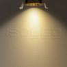 LED Einbaustrahler BACK60, messing geb., rund, 5W, CRI90, 3000K, rückversetzt, UGR unter 12, dimmbar