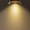 LED Einbaustrahler BACK60, rosegold, rund, 5W, CRI90, 2700K, rückversetzt, UGR unter 12, dimmbar