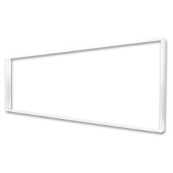 Aufbaurahmen weiß RAL 9016, Höhe 7cm, für LED Panels 308x1550, steckbare Schnellmontage