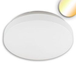 LED Deckenleuchte 22|32W, weiß rund, DN410, IP64, 120lm/W, ColorSwitch 3000|4000|6000K