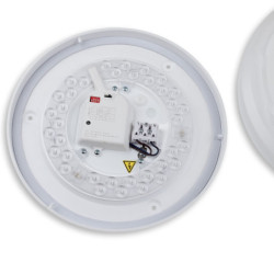 LED Deckenleuchte 22|32W, weiß rund, DN410, IP64, 120lm/W, ColorSwitch 3000|4000|6000K