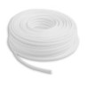 Kabel PVC ummantelt, weiß, 2x0,75mm² H05VV-F, Meterware