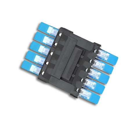 Durchgang Steckverbinder 5-polig, 0,5-2,5mm², max. 250V/10A, alle Leiterarten