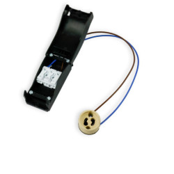 GU10 Fassung mit Anschlussbox 2x3-polig, 0,5-2,5mm², max. 250V/2A