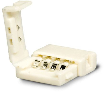 Clip-Verbinder (max. 5A) C1-410 für 4-pol. IP20 Flexstripes mit Breite 10mm, Pitch über 12mm