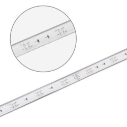 LED GROW Flexband, 48V DC, 17W/m, IP67, PPF 15,1 µmol/s, 5m Rolle, 50cm Trennstelle, 4x24 LED/m