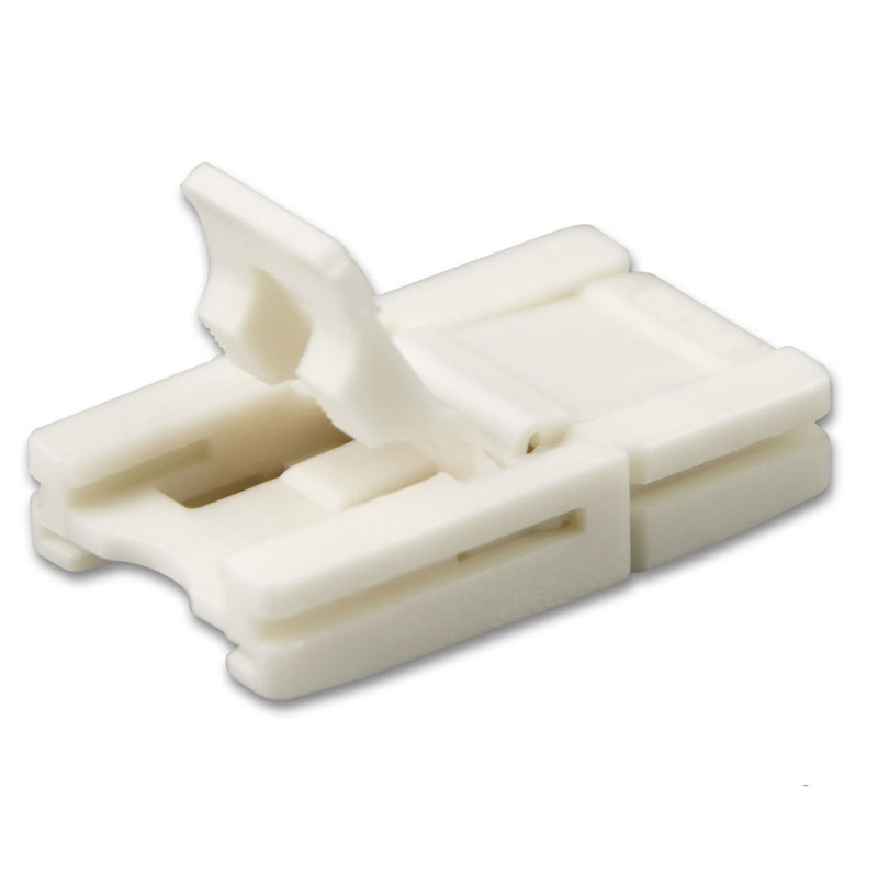 Clip-Verbinder (max. 5A) C2-210 für 2-pol. IP20 Flexstripes mit Breite 10mm, Pitch über 8mm