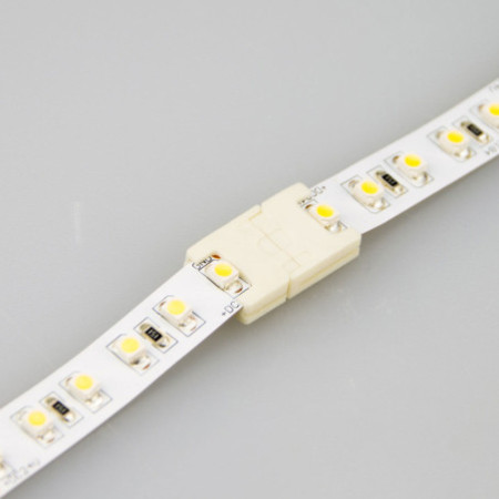 Clip-Verbinder (max. 5A) C2-210 für 2-pol. IP20 Flexstripes mit Breite 10mm, Pitch über 8mm