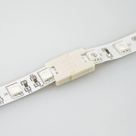 Clip-Verbinder (max. 5A) C2-410 für 4-pol. IP20 Flexstripes mit Breite 10mm, Pitch über 8mm