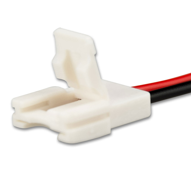 Clip-Kabelanschluss (max. 5A) C2-210 für 2-pol. IP20 Flexstripes mit Breite 10mm, Pitch über 8mm